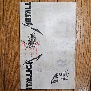 Metallica Live : Binge & Purge Pictoral Book 90s, Rock Band